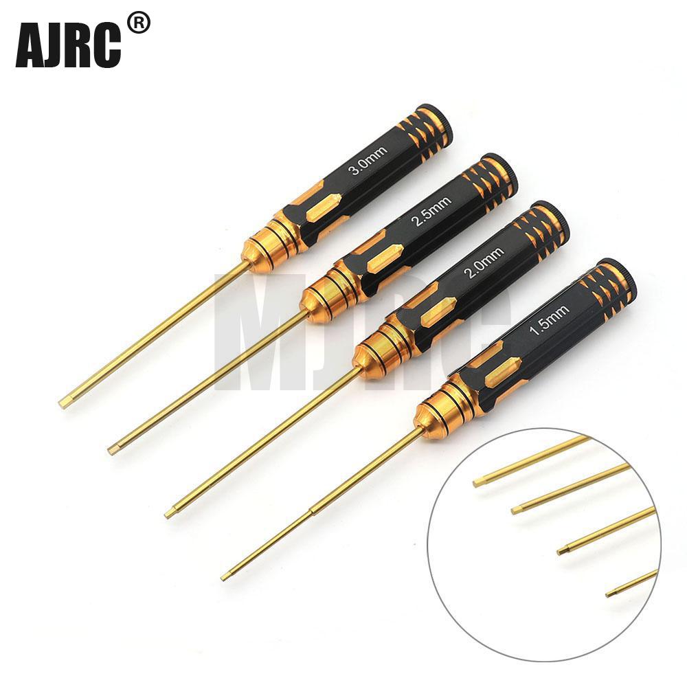 Rc Hobby Electric Screwdriver - Ajrc 4 unids/set Chapado en titanio