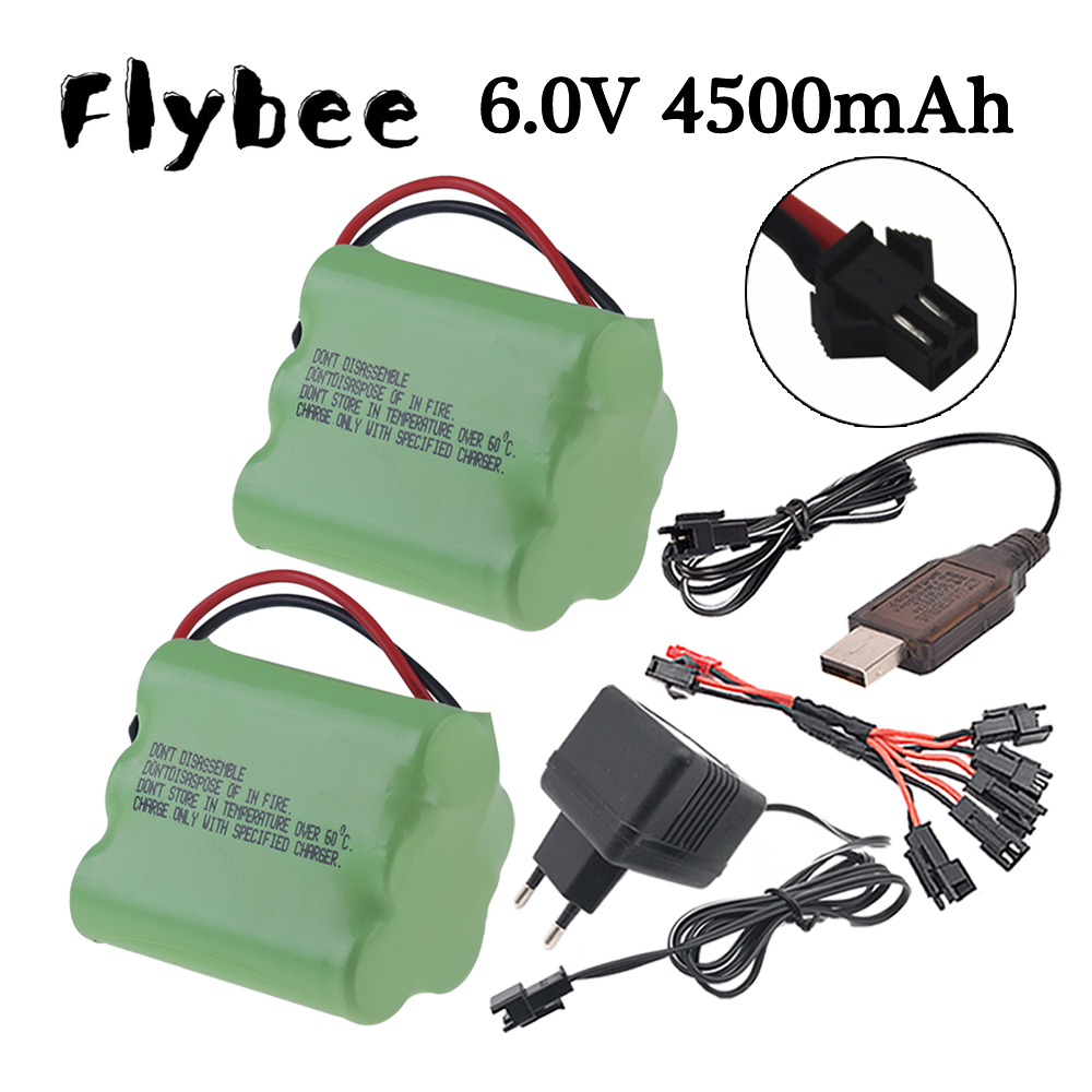 Rc Hobby Trucks - Batería Ni-MH de 6v y 4500mAh,