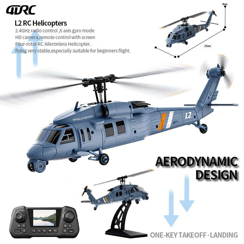 Gyroscope Rc Module - Helicóptero RC 4DRC New L2 con