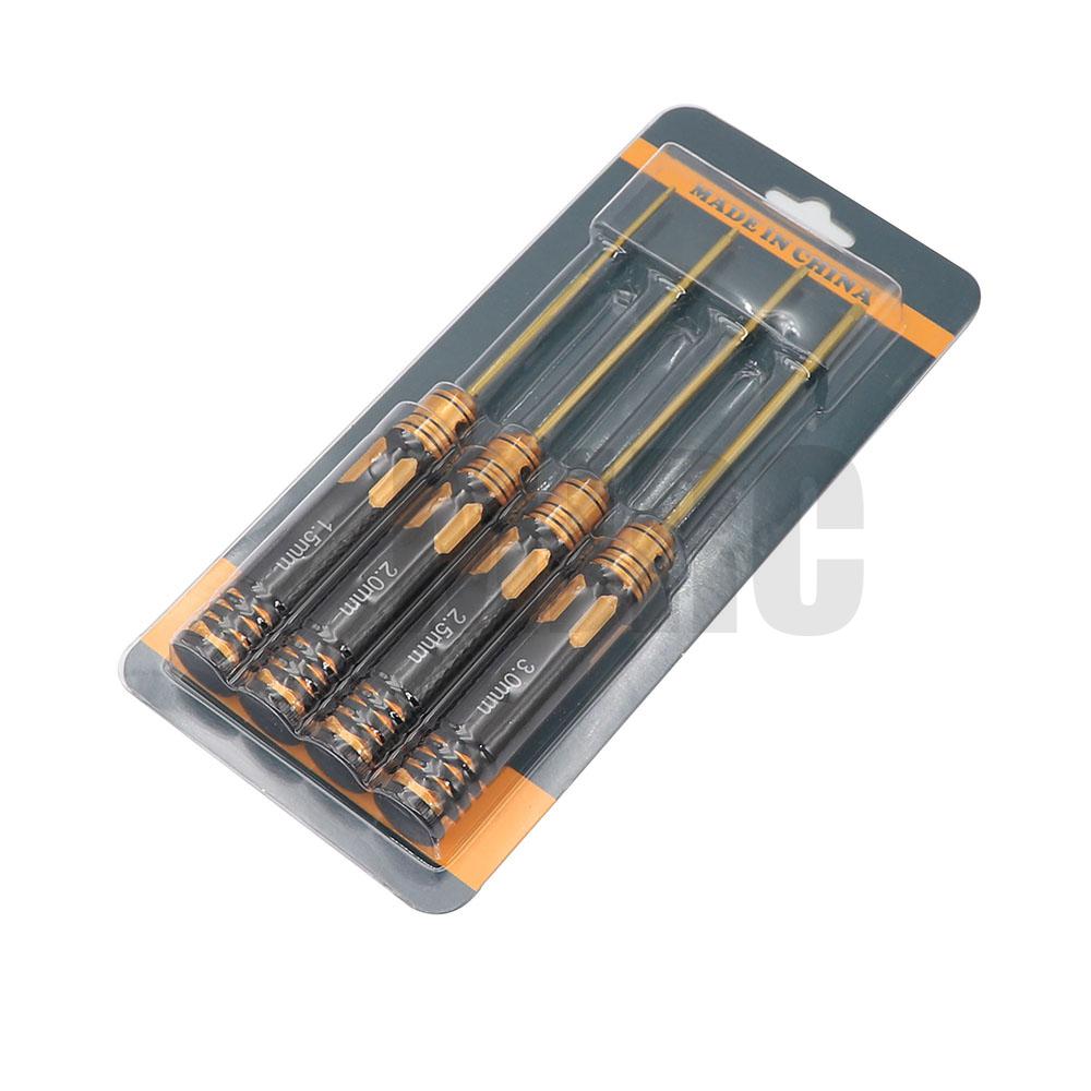 Ajrc 4 unids/set Chapado en ti - Rc Hobby Electric Screwdriver reseña y precio