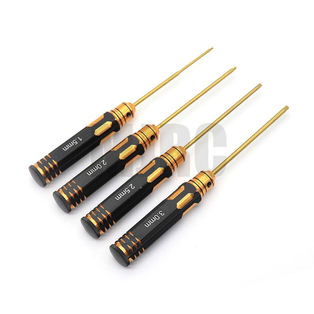 Ajrc 4 unids/set Chapado en ti - Rc Hobby Electric Screwdriver reseña y precio
