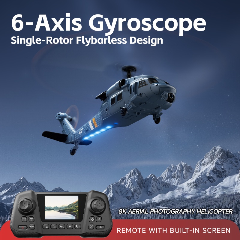 Helicóptero RC 8K Flybarless c - Gyroscope Rc Module reseña y precio